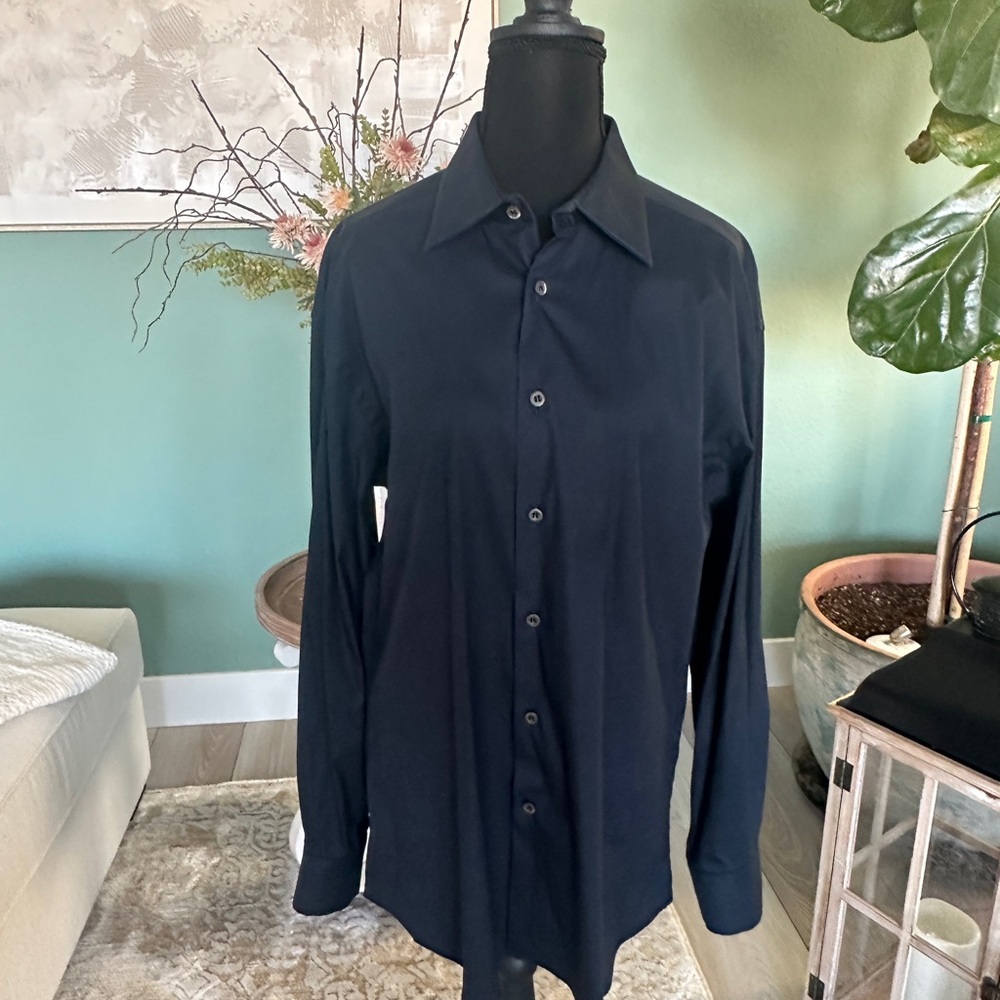 Prada Navy Dress Shirt